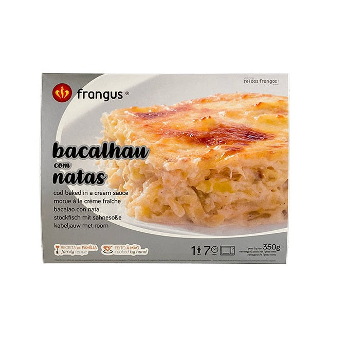 Bacalhau com natas 350 g / Dorsz zapiekany w kremowym sosie – 350 g