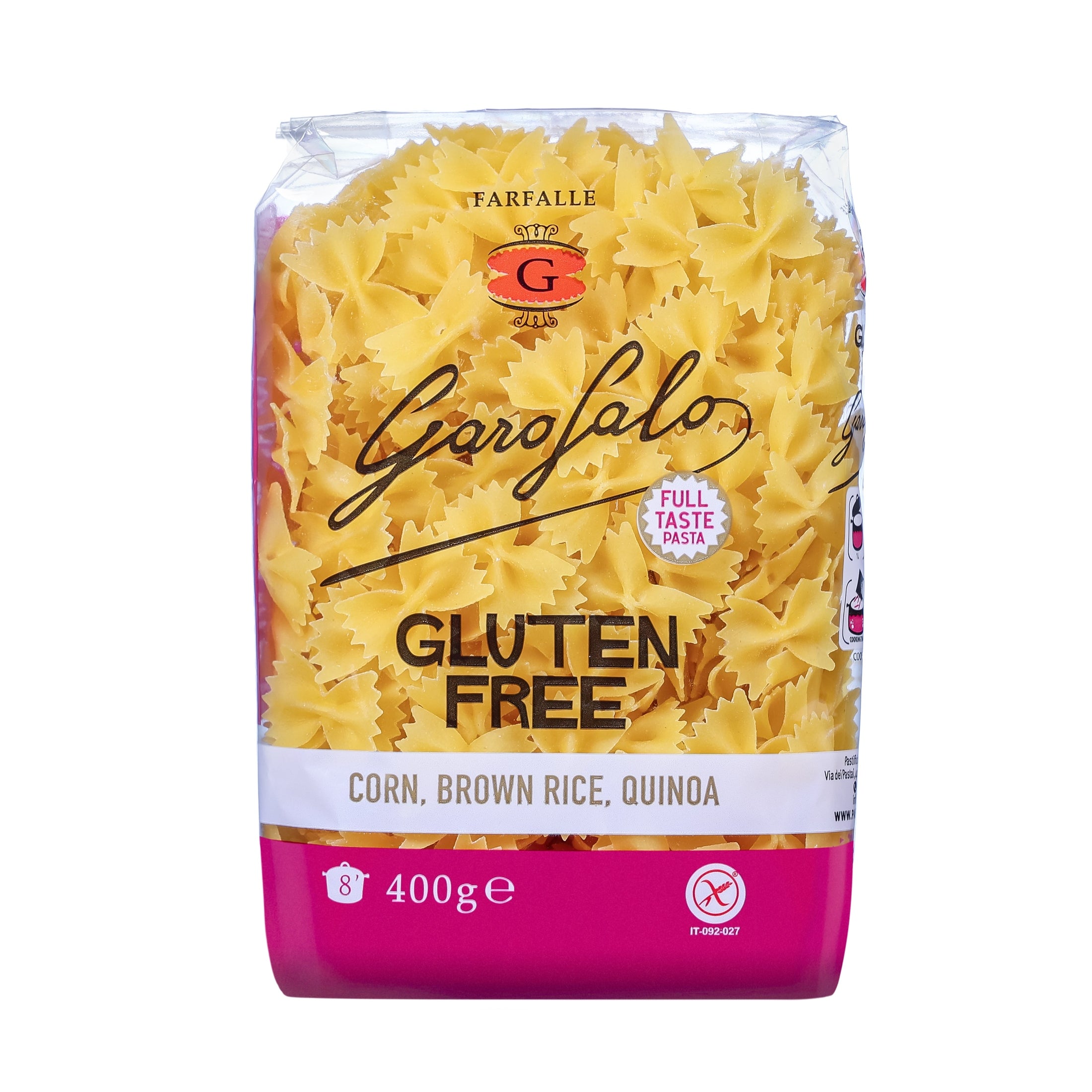 GAROFALO KOKARDKI BEZGLUTENOWE 400G foodsbrothers