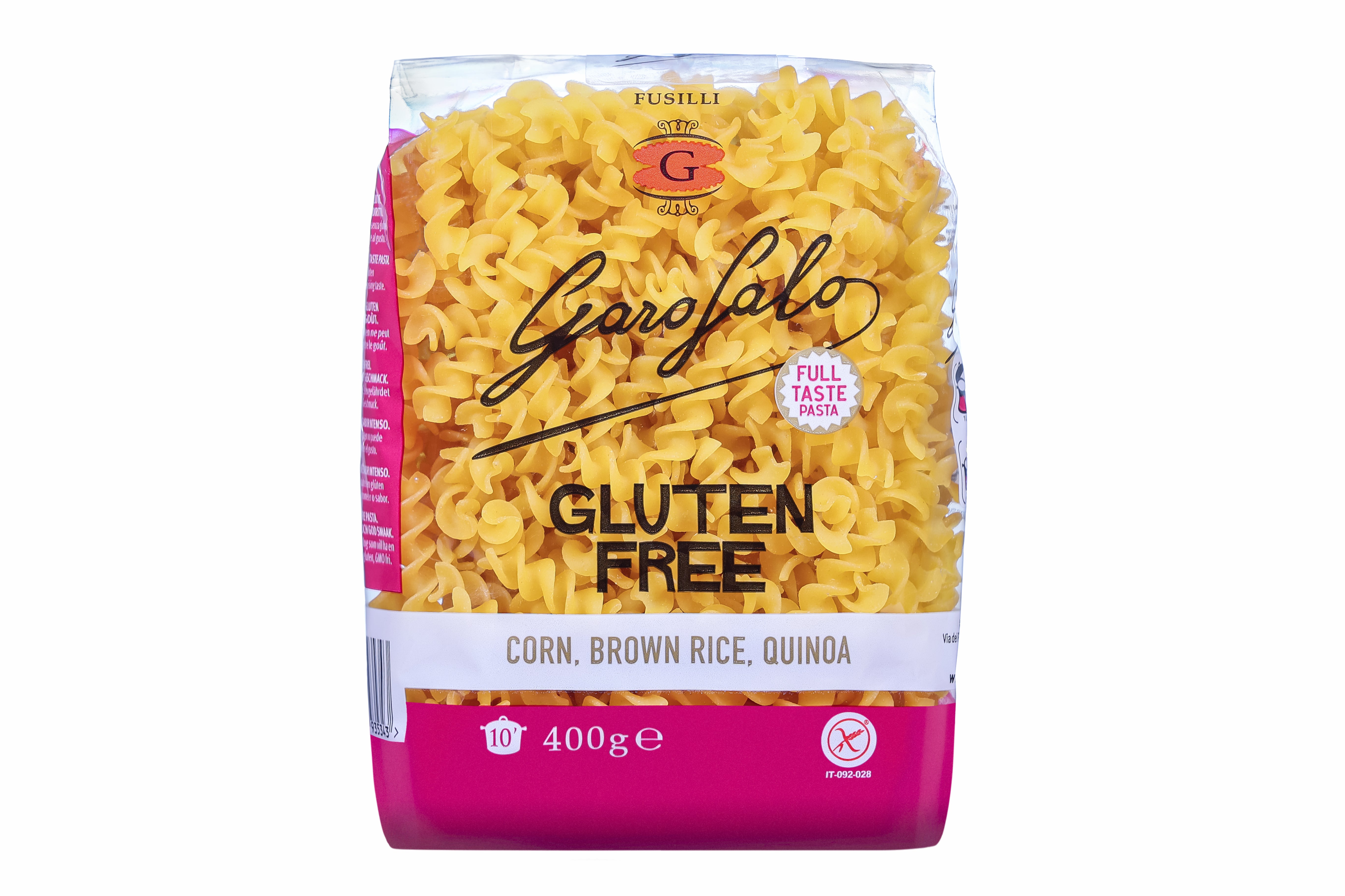 GAROFALO farfalle bezglutenowe świderki 400g