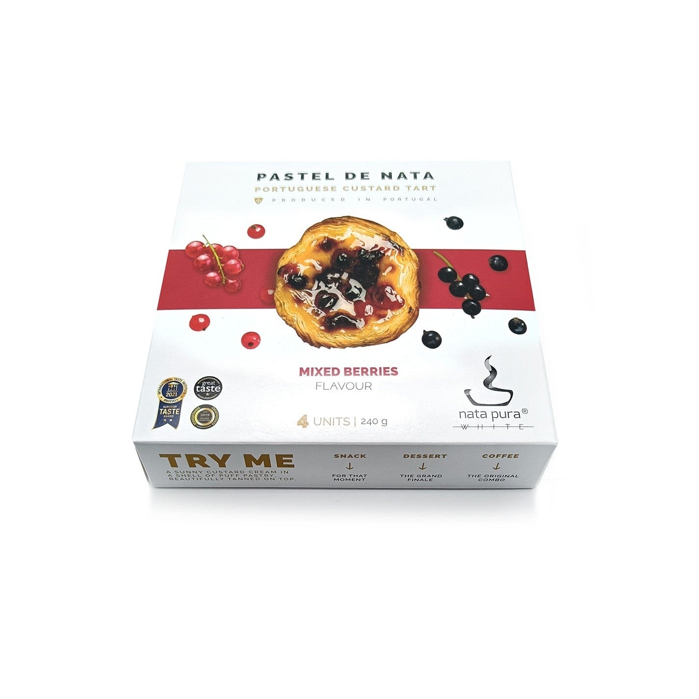 Pastel de Nata Porzeczkowy – 4 szt. (240 g)