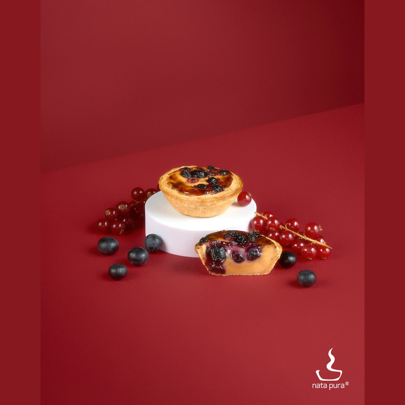 Pastel de Nata Porzeczkowy – 4 szt. (240 g)