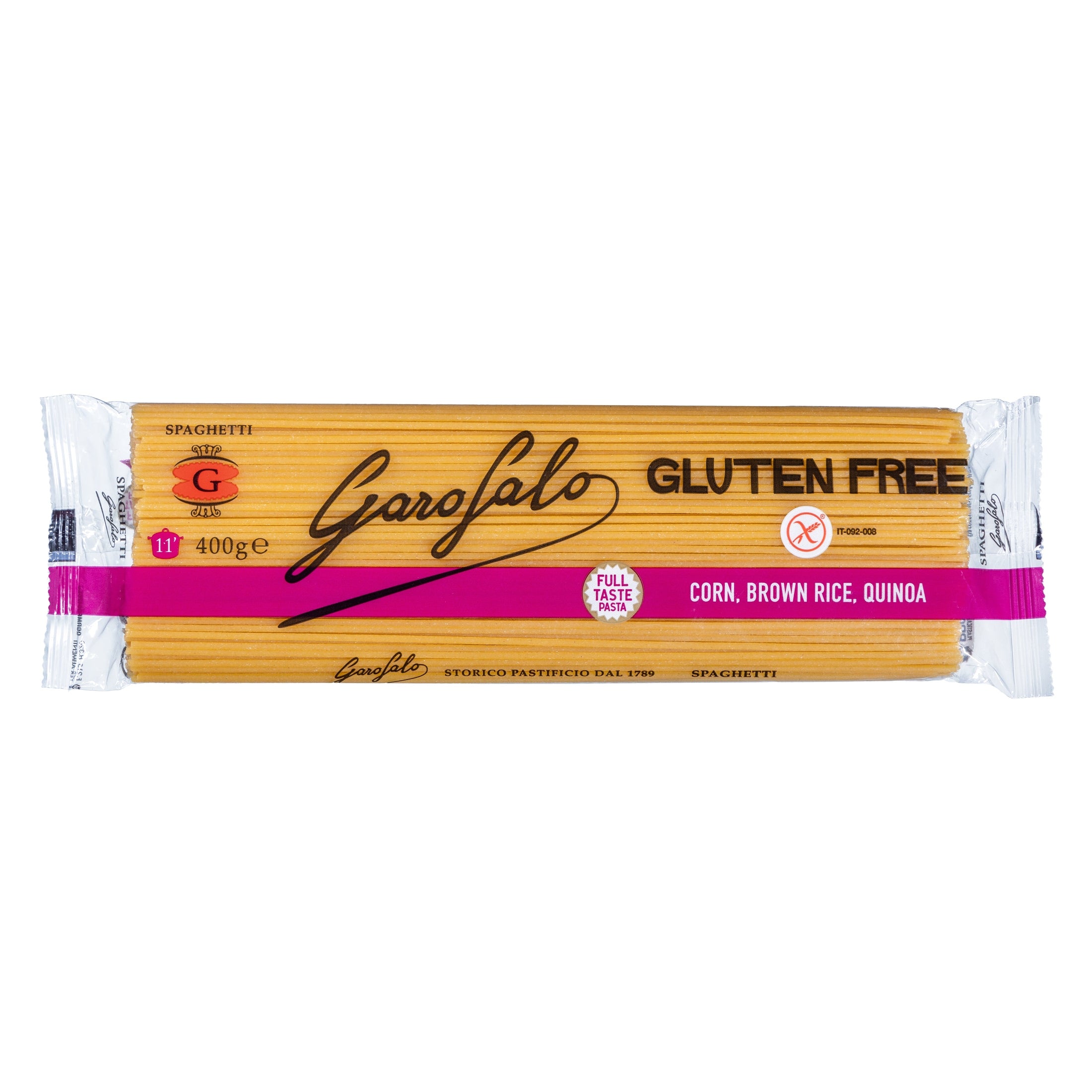 Włoski Makaron Spaghetti bez glutenu Garofalo 400g foodsbrothers